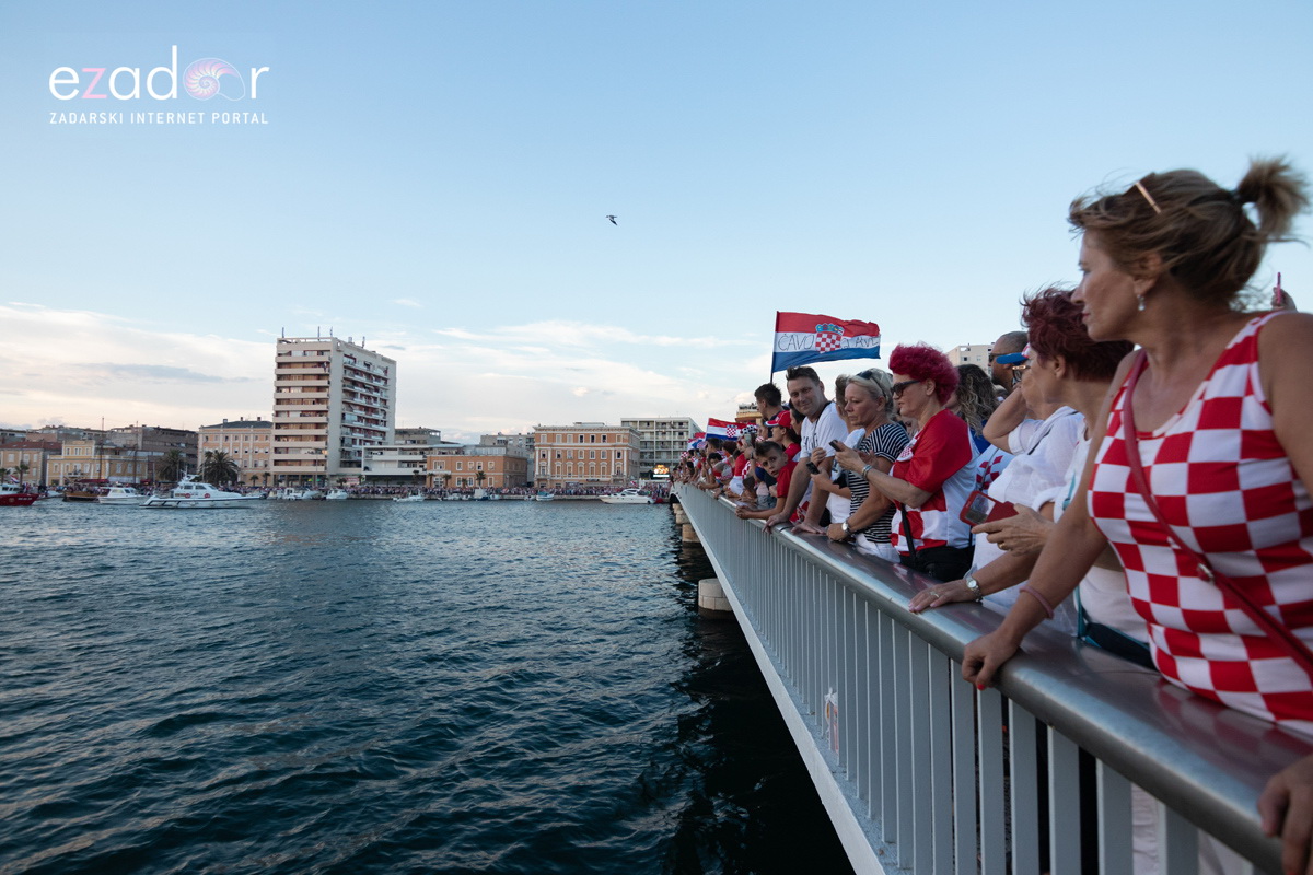 Veličanstven doček četvorice zadarskih Vatrenih