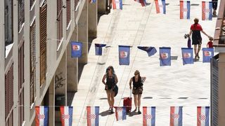 Pogled sa zvonika zadarske katedrale sv. Stošije, Foto: Dino Stanin/PIXSELL