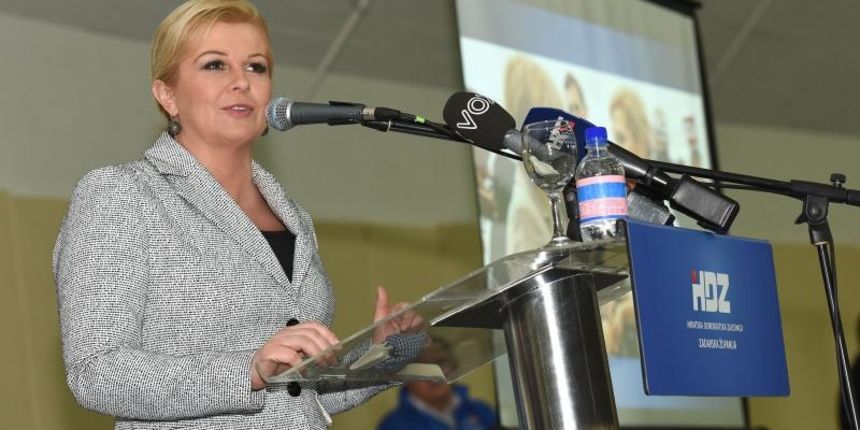Predizborni skup Kolinde Grabar Kitarović na Višnjiku, Foto: Dino Stanin/PIXSELL Predizborni skup Kolinde Grabar Kitarović na Višnjiku, Foto: Dino Stanin/PIXSELL