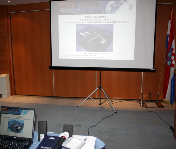 Hotel Kolovare: Premijer Sanader na prezentaciji Luke Gazenica