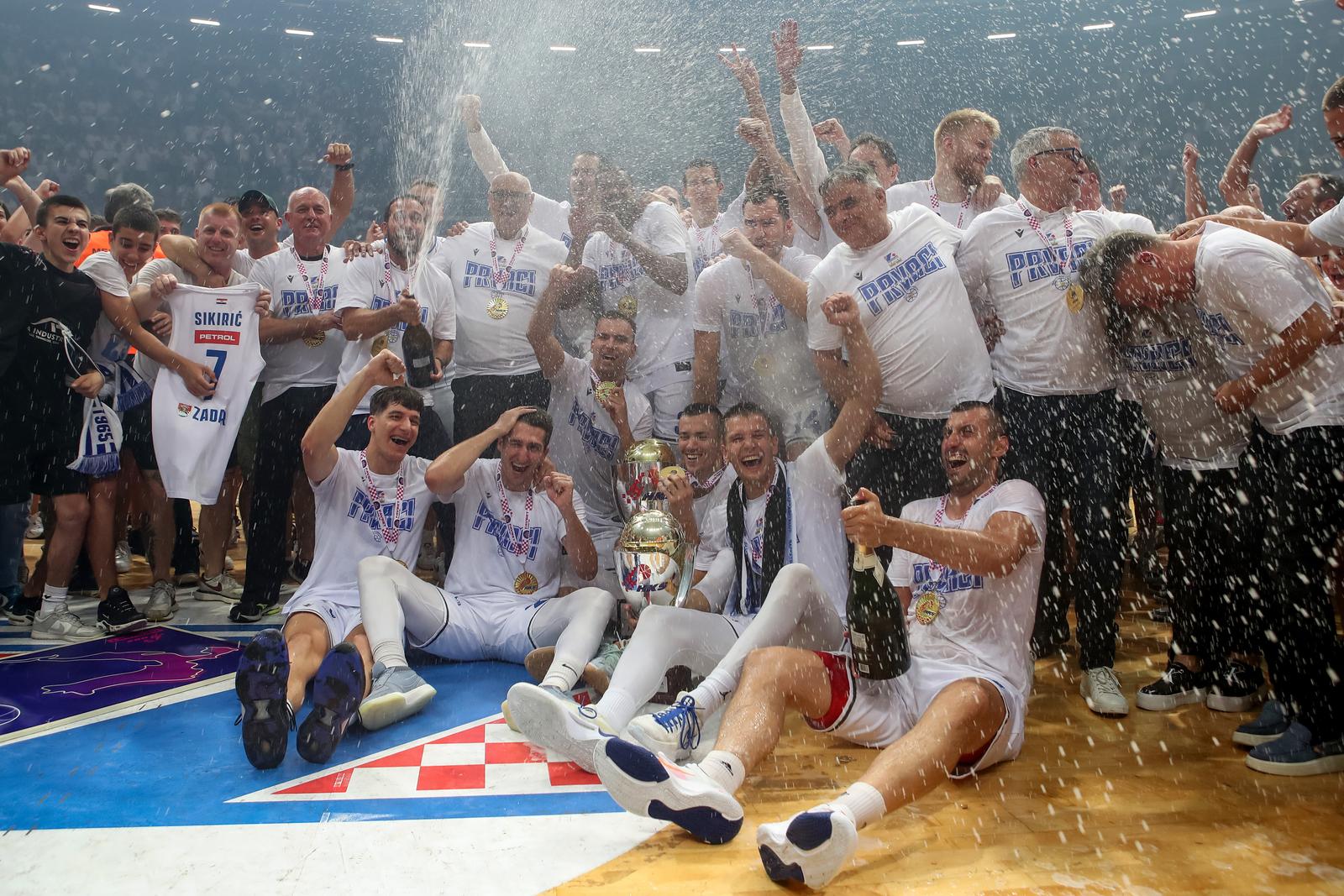 Košarkaši Zadra peti put u povijesti prvaci Hrvatske