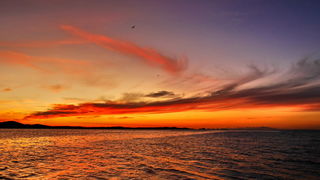 Prekrasan listopadski zalazak sunca u Zadru Prekrasan listopadski zalazak sunca u Zadru