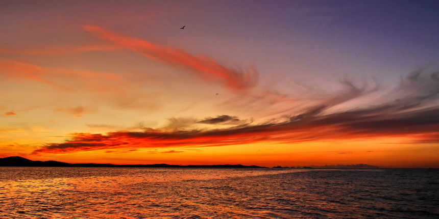 Prekrasan listopadski zalazak sunca u Zadru Prekrasan listopadski zalazak sunca u Zadru