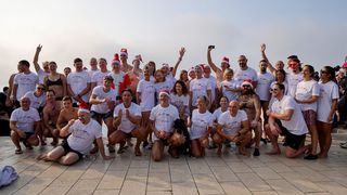 Novogodišnje kupanje na Morskim orguljama