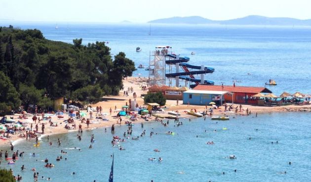 Biograd na moru, plaža, Dražica, kupanje, ljeto