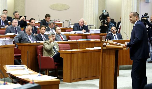 Raspravom o zakonu o europskm uhidbenom nalogu Sabor RH je nastavio redovitu sjednicu. Photo: Patrik Macek/PIXSELL