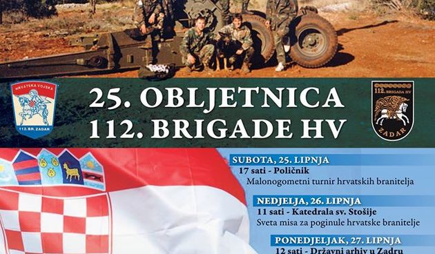 112. brigada svečano obilježava 25. godišnjicu osnivanja
