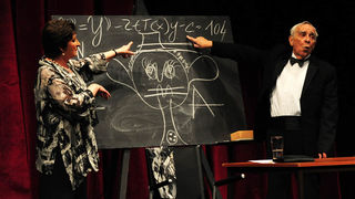 Zadar, 28.02.2013. snimio: Nenad Marčev,
PLANET ART,
Raymond Queneu,
STILSKE VJEŽBE,
Redatelj Tomislav Radić,
Igraju: Lela Margitić i Pero Kvrgić,
Dvorana HNK Zadar Zadar, 28.02.2013. snimio: Nenad Marčev,
PLANET ART,
Raymond Queneu,
STILSKE VJEŽBE,
Redatelj Tomislav Radić,
Igraju: Lela Margitić i Pero Kvrgić,
Dvorana HNK Zadar