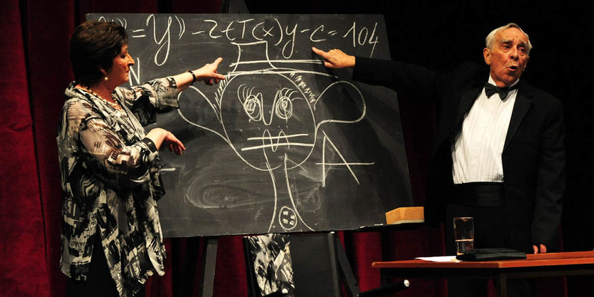 Zadar, 28.02.2013. snimio: Nenad Marčev, 
PLANET ART, 
Raymond Queneu, 
STILSKE VJEŽBE, 
Redatelj Tomislav Radić, 
Igraju: Lela Margitić i Pero Kvrgić, 
Dvorana HNK Zadar