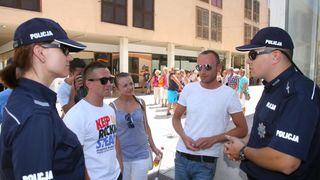 08.07.2013., Zadar – Press konferencija u policiji zadarskoj. Predstavljanje stranih policajaca iz Slovacke i Madjarske koji ce ovo ljeto zajedno s hrvatskim kolegama kontrolirati strane turiste a najvise turiste iz zemalja iz kojih su i policajci. Slovac