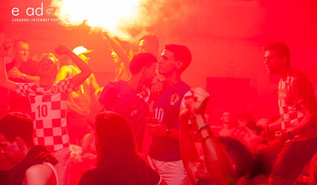 Zadar je gorio: Velika fešta nakon plasmana Vatrenih u finale Svjetskog prvenstva