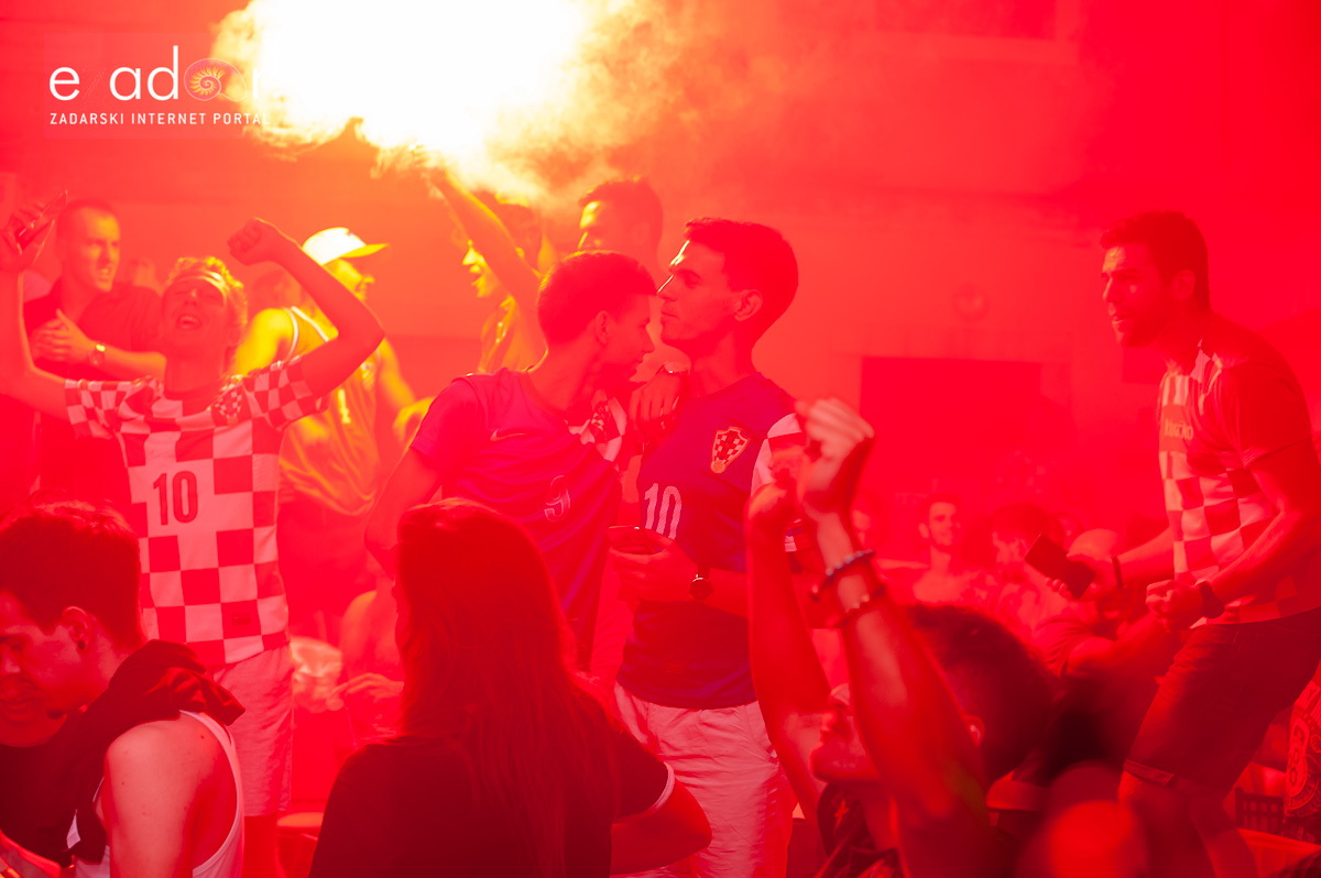Zadar je gorio: Velika fešta nakon plasmana Vatrenih u finale Svjetskog prvenstva