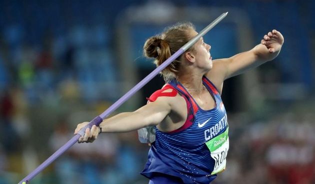 Olimpijske igre Rio 2016. Atletičarka, bacačica koplja Sara Kolak postavila novi hrvatski rekord 64.30m.  Photo: Igor Kralj/PIXSELL