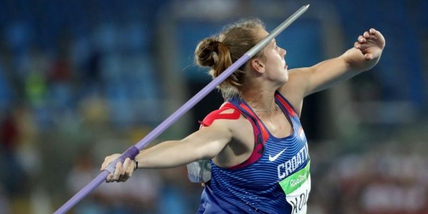 Olimpijske igre Rio 2016. Atletičarka, bacačica koplja Sara Kolak postavila novi hrvatski rekord 64.30m. Photo: Igor Kralj/PIXSELL Olimpijske igre Rio 2016. Atletičarka, bacačica koplja Sara Kolak postavila novi hrvatski rekord 64.30m. Photo: Igor Kralj/PIXSELL
