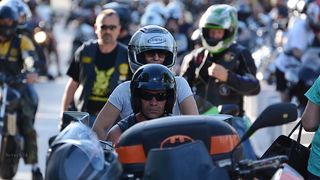 Defile bajkera ulicama Zadra u povodu 10. rođendana Moto kluba Beštije. Foto: Jadra NeveraZD Defile bajkera ulicama Zadra u povodu 10. rođendana Moto kluba Beštije. Foto: Jadra NeveraZD