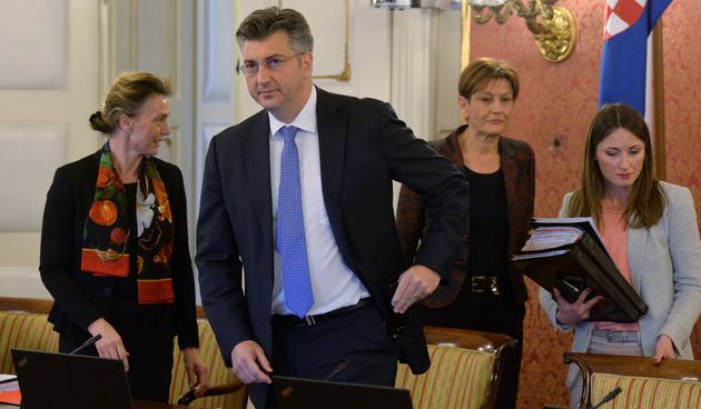 Andrej Plenković, sjednica Vlade