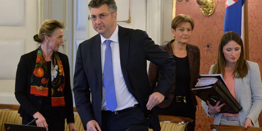 Andrej Plenković, sjednica Vlade Andrej Plenković, sjednica Vlade