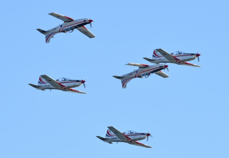 Šibenik: Akrobacijska grupa Krila oluje nakon 8 godina nastupila na Dječjem festivalu, Photo: Dusko Jaramaz/PIXSELL