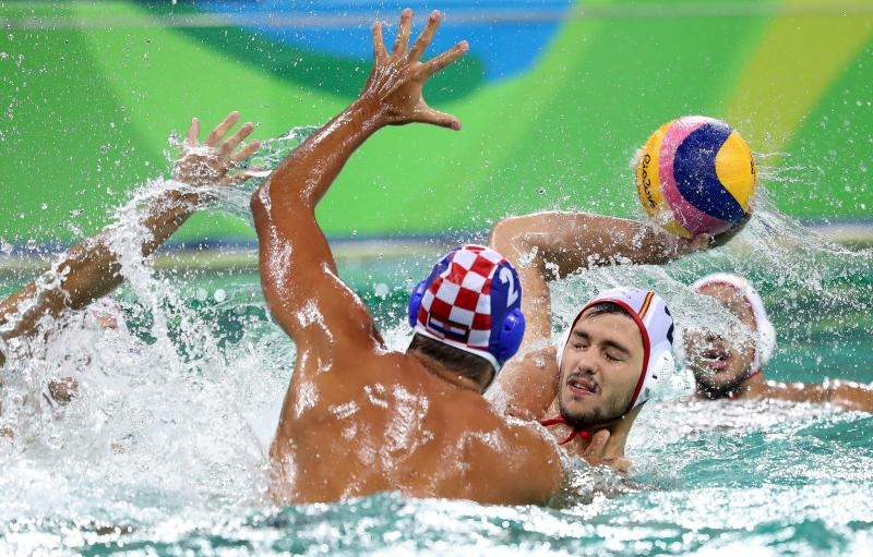 Olimpijske igre 2016., vaterpolo, skupina B, 3. kolo, utakmica Hrvatska – Španjolska 4-9. Photo: Igor Kralj/PIXSELL