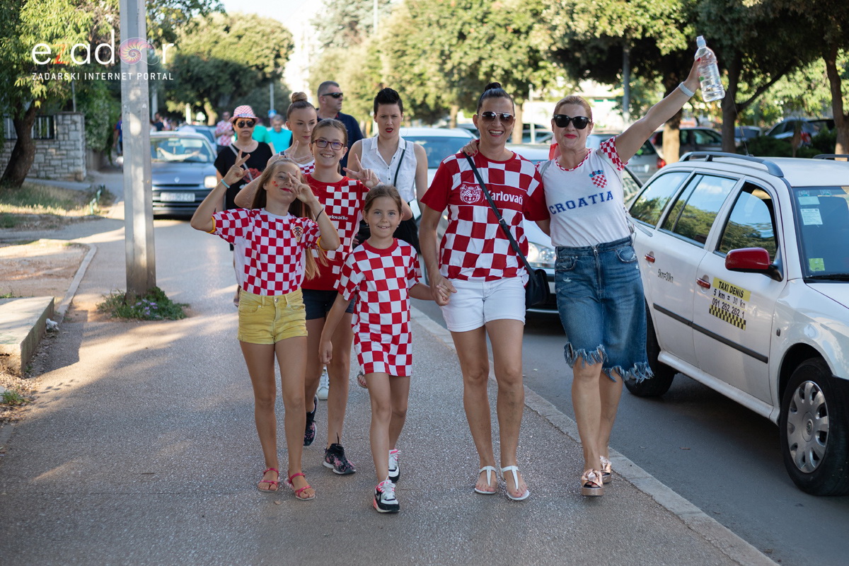 Veličanstven doček četvorice zadarskih Vatrenih Veličanstven doček četvorice zadarskih Vatrenih