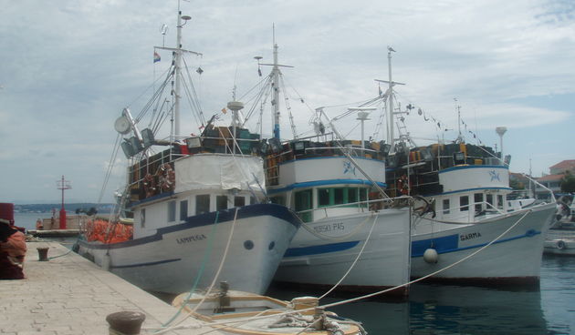 Kaljski ribarski brodovi (Foto: ezadar.hr)