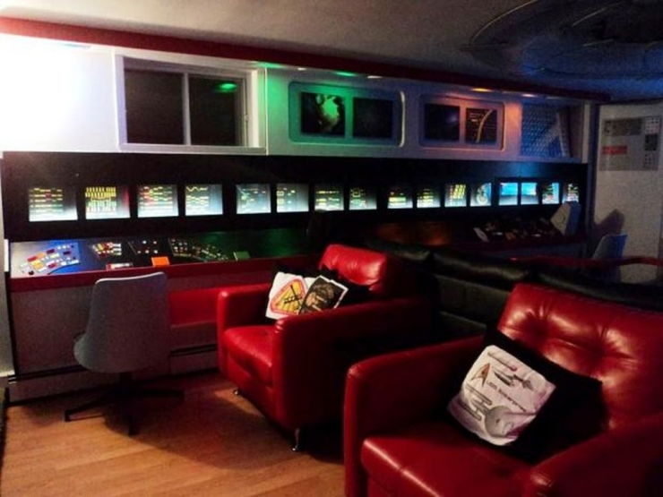 Mini Enterprise u domu najvećeg fana Star Treka, foto: Line Rainville