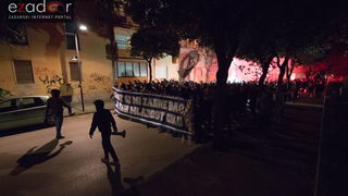 Okupljanje Tornada na Forumu i korteo do Krešinog doma Okupljanje Tornada na Forumu i korteo do Krešinog doma