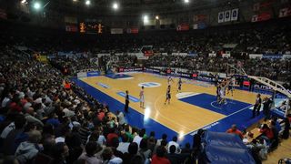 KC Drazen Petrovic, Zagreb – A1 Liga za prvaka, prva utakmica finala doigravanja. KK Cibona – KK Zadar. Photo: Danijel Kasap/PIXSELL KC Drazen Petrovic, Zagreb – A1 Liga za prvaka, prva utakmica finala doigravanja. KK Cibona – KK Zadar. Photo: Danijel Kasap/PIXSELL