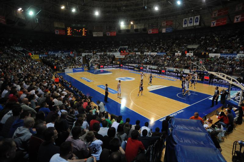 KC Drazen Petrovic, Zagreb – A1 Liga za prvaka, prva utakmica finala doigravanja. KK Cibona – KK Zadar. Photo: Danijel Kasap/PIXSELL KC Drazen Petrovic, Zagreb – A1 Liga za prvaka, prva utakmica finala doigravanja. KK Cibona – KK Zadar. Photo: Danijel Kasap/PIXSELL