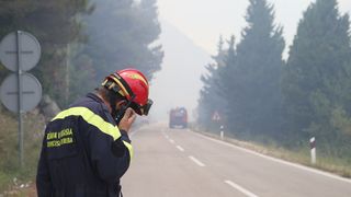 Požar na padinama Biokova Požar na padinama Biokova