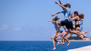 Zadarski maturanti obilježili kraj škole na rivi