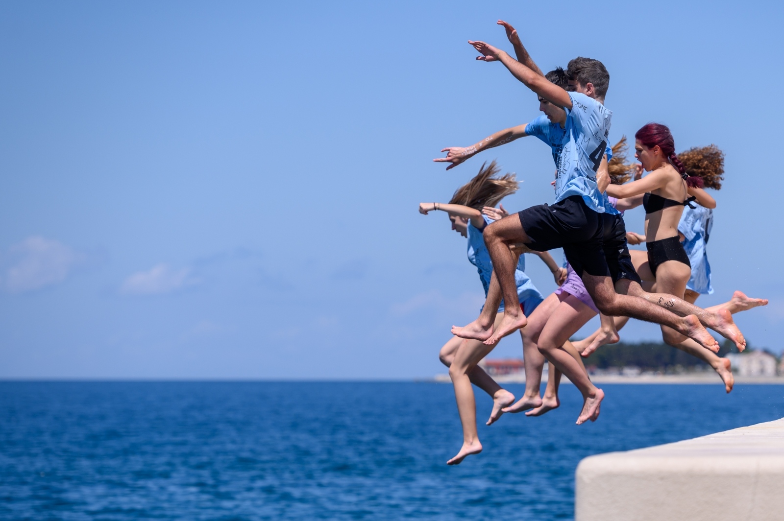 Zadarski maturanti obilježili kraj škole na rivi