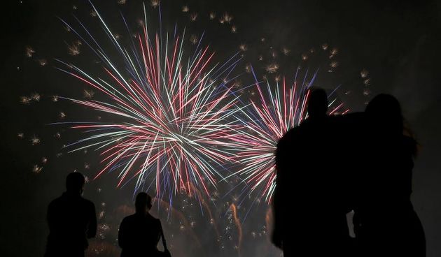 Zagreb, Hrvatska – Medjunarodni festival vatrometa na jezeru Bundek. Natjecateljski vatromet – Feuerwerke Jost, Austrija. Photo: Igor Kralj/PIXSELL
