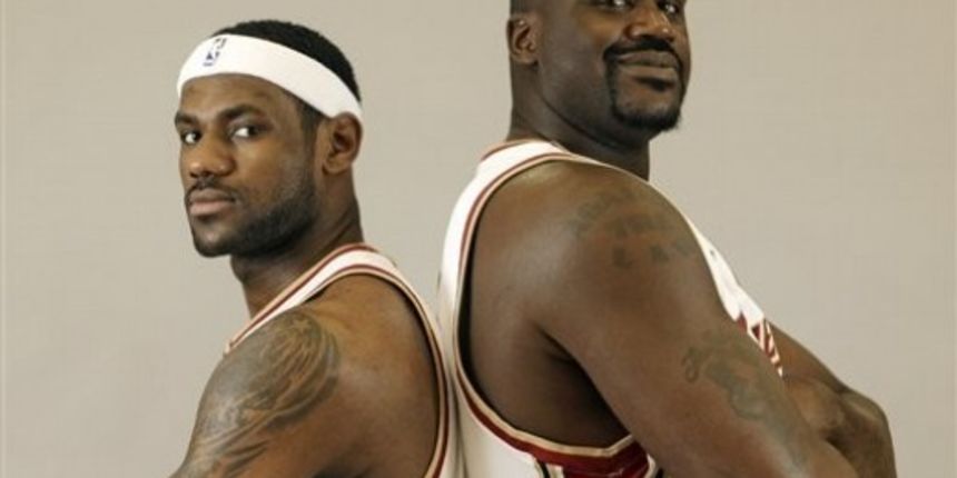 Shaq O’Neal, Lebron James, foto: AP Photo Shaq O’Neal, Lebron James, foto: AP Photo