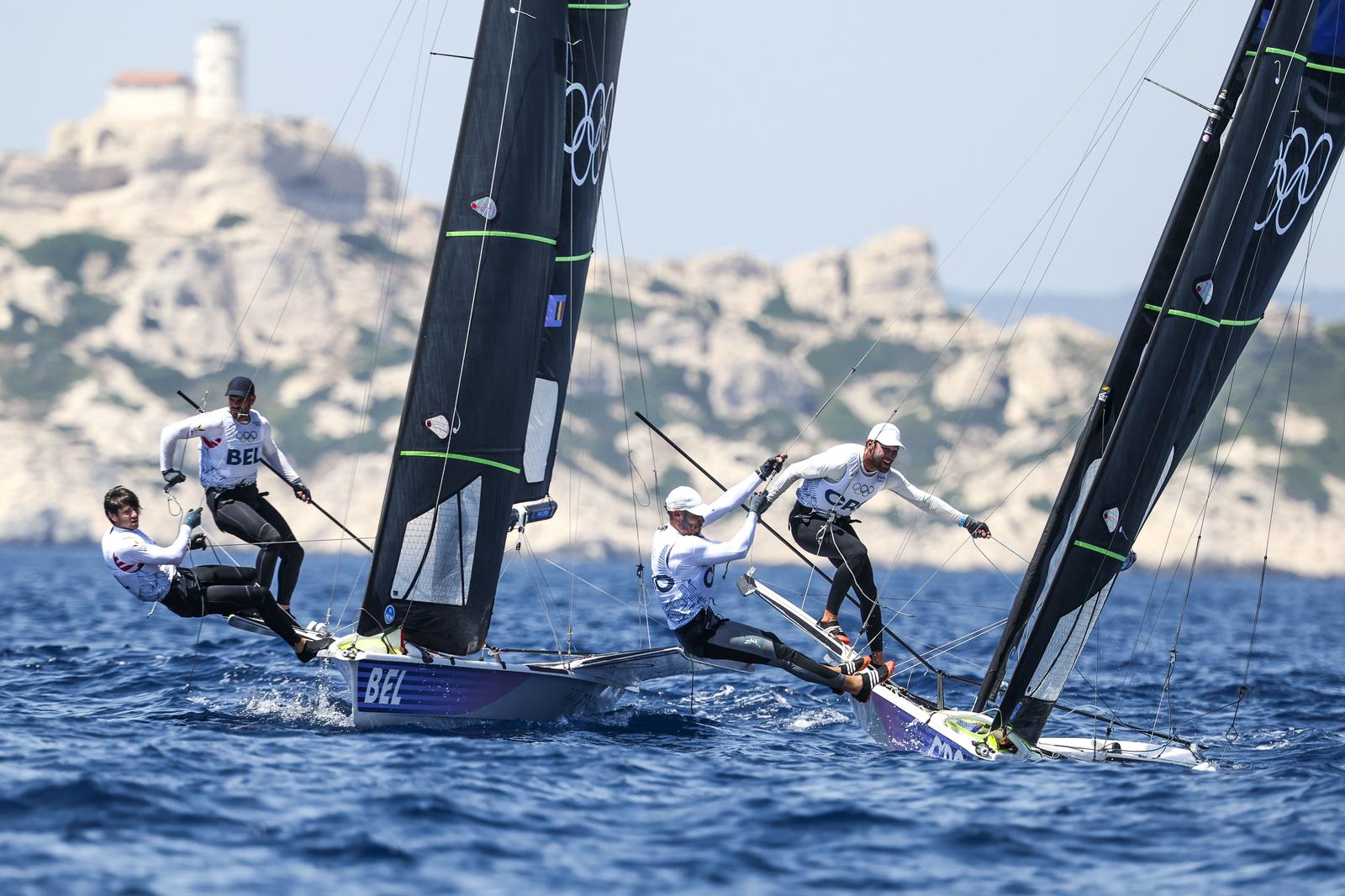 OI Pariz 2024: Braća Fantela u klasi 49er na regatnom polju u Marseilleu