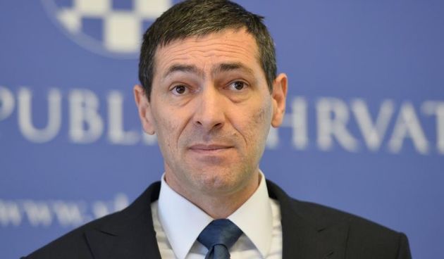 Vlada RH, Zagreb – Ministar Ante Kotromanovic obratio se medijima oko proslave Dana drzavnosti i obljetnice ratne akcije Oluja. Photo: Marko Lukunic/PIXSELL