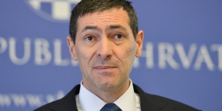 Vlada RH, Zagreb – Ministar Ante Kotromanovic obratio se medijima oko proslave Dana drzavnosti i obljetnice ratne akcije Oluja. Photo: Marko Lukunic/PIXSELL