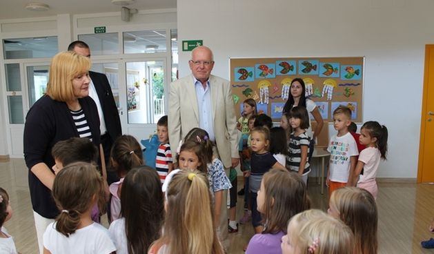 Vrančić u posjeti dječjem vrtiću “Ciciban” i OŠ Šime Budinića, foto: Grad Zadar