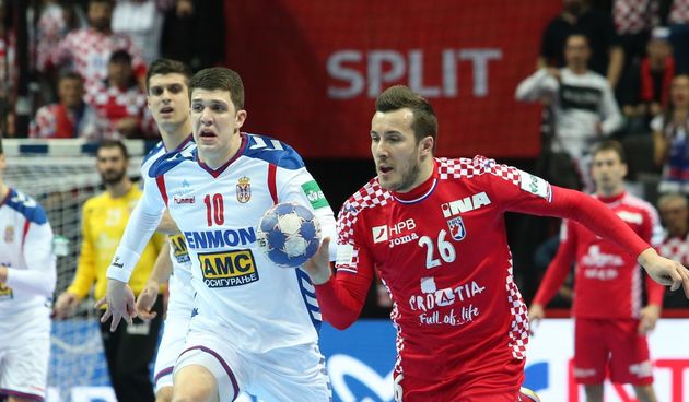 Spaladium Arena, Split – Europsko rukometno prvenstvo, skupina A, 1. kolo, Hrvatska – Srbija 32-22.