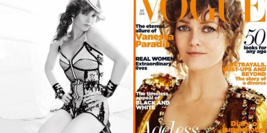 Vanessa Paradis ( foto Vogue) Vanessa Paradis ( foto Vogue)