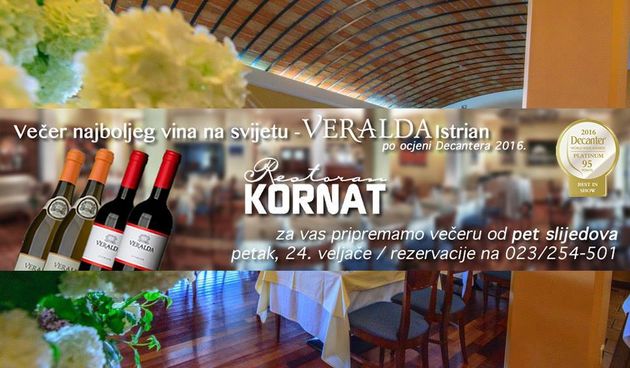 U restoranu Kornat predstavljanje vina kuće “Veralda”