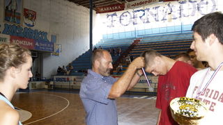 Podjela pehara i medalja, 4. Memorijalni turnir “Tomislav Knezevic”, Zadar 30.8.2008.