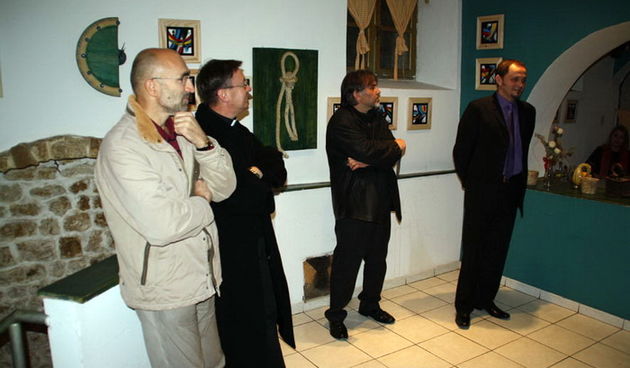 Otvorenje izlozbe Dragana Jelavica u konobi Na po ure 27. studenog 2010.