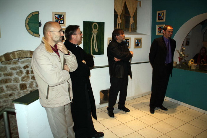 Otvorenje izlozbe Dragana Jelavica u konobi Na po ure 27. studenog 2010.