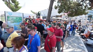 U Biogradu na moru zapoceo je Vespa World Days 2015 koji traje od 11-14. lipnja. Ocekuje se dolazak 5000 vozaca iz 32 zemlje. Photo: Hrvoje Jelavic/PIXSELL U Biogradu na moru zapoceo je Vespa World Days 2015 koji traje od 11-14. lipnja. Ocekuje se dolazak 5000 vozaca iz 32 zemlje. Photo: Hrvoje Jelavic/PIXSELL