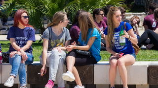 Ludijada maturanata na zadarskoj rivi 17. svibnja 2016. Foto: Bojan Bogdanić