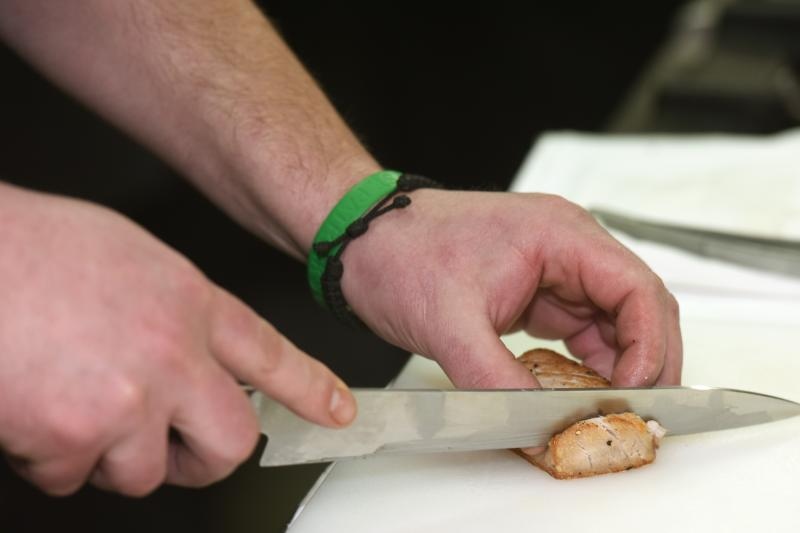 Prezentacija pripreme japanskih jela na 2. Tuna, Sushi & Wine Festivalu. Foto: Dino Stanin/PIXSELL