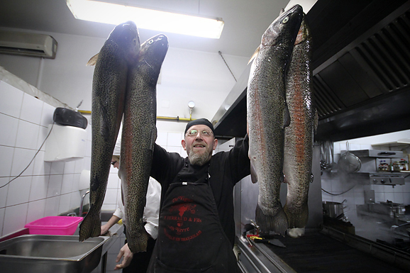 Dan pastrve u restoranu Kornat (foto:Saša Čuka)