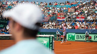 Davis Cup: Vruća navijačka atmosfera u meču Ćilića i Querreya