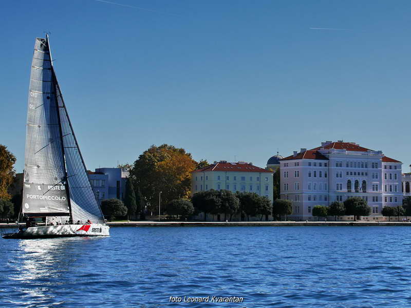 Zadarska Koka 2016. gledana s mora. Foto: Leonard Kvarantan Zadarska Koka 2016. gledana s mora. Foto: Leonard Kvarantan